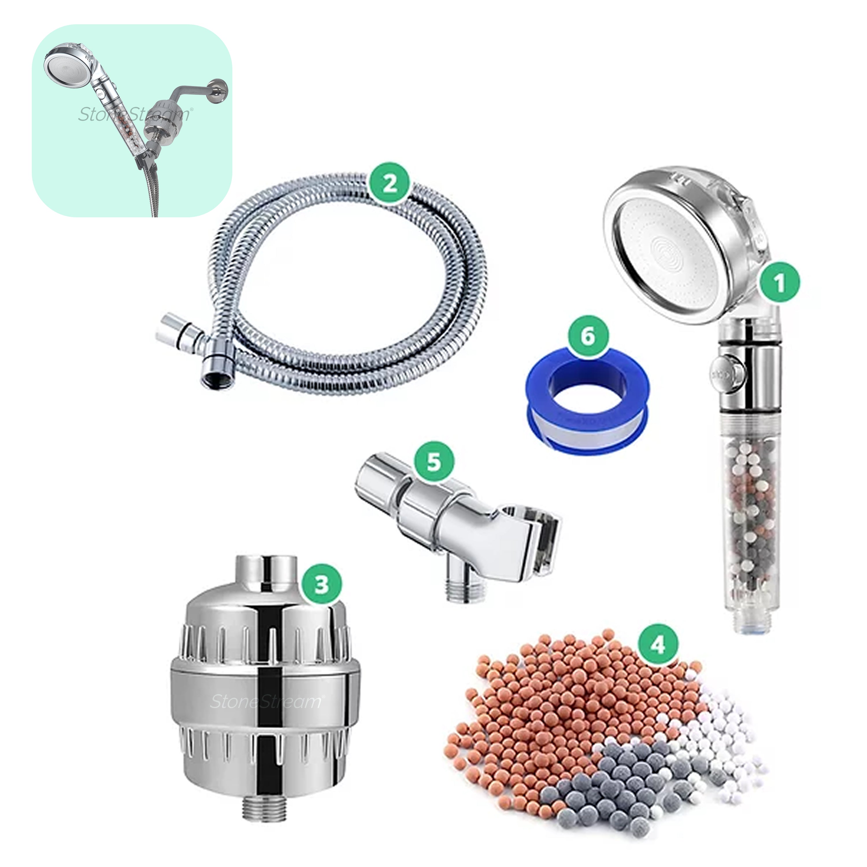 Cabezal de ducha de eCopower original