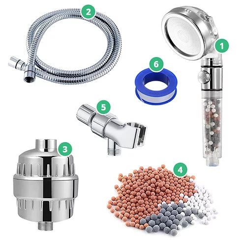 Hard Water Filtration Kit + Wall Adapter