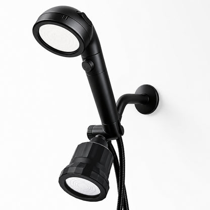 Alcachofa de ducha Ecopower negra