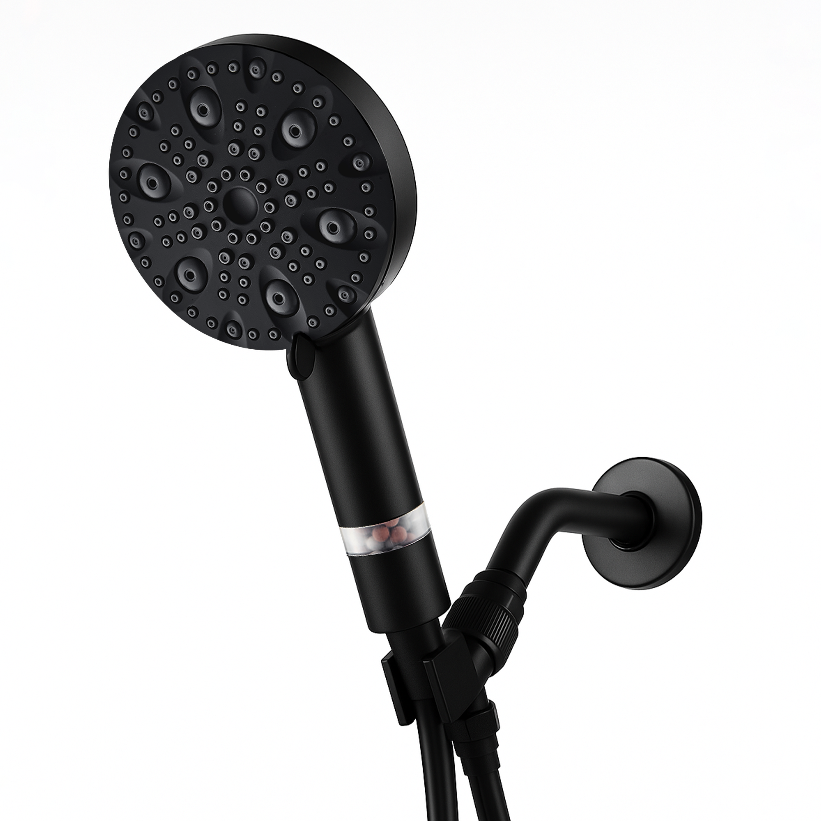 Cabezal de ducha de alta presión Ecolux de 9 modos (filtrado)