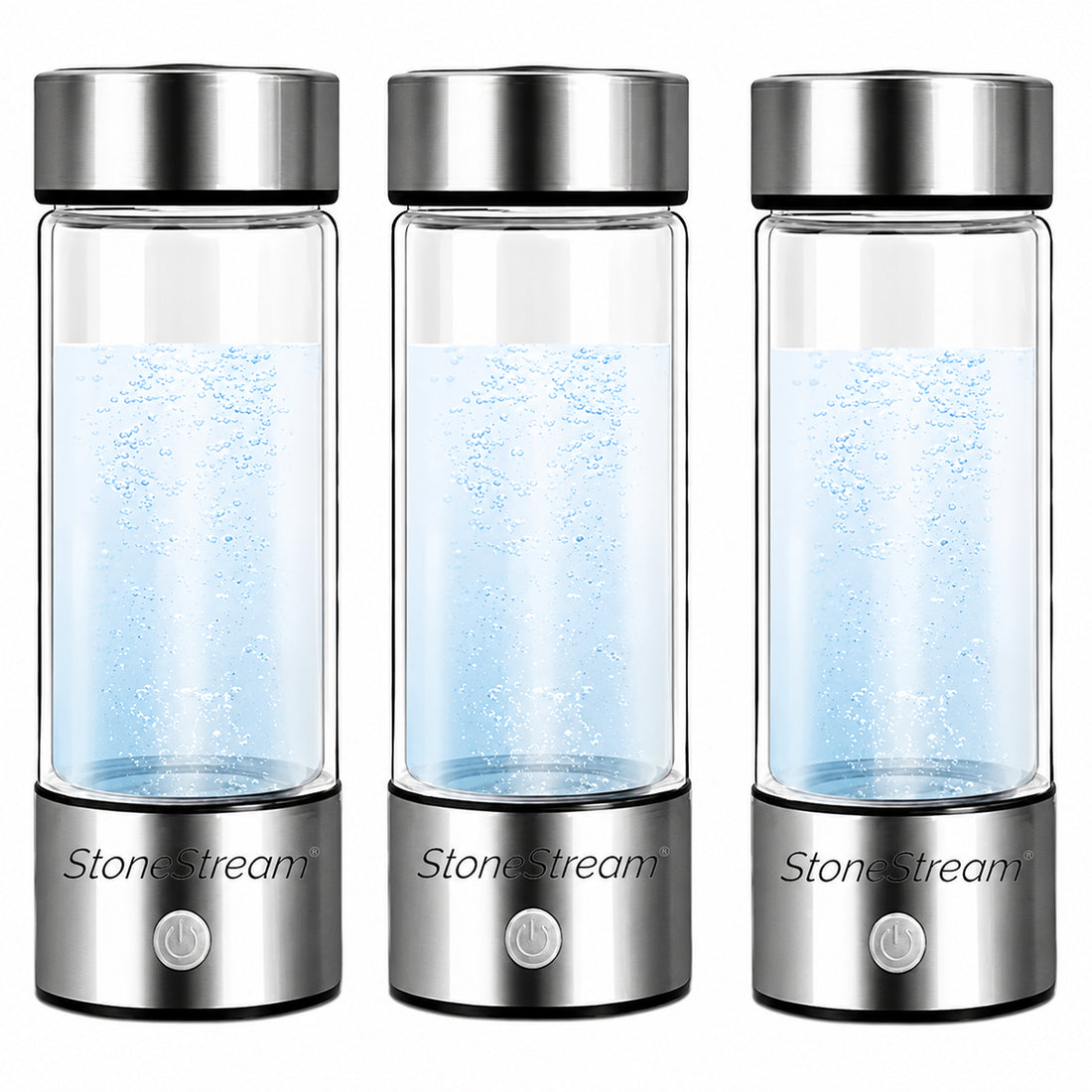 3 Pack of Hydrogen Water Bottles