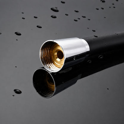 Flexo de ducha negro 1.5m StoneStream