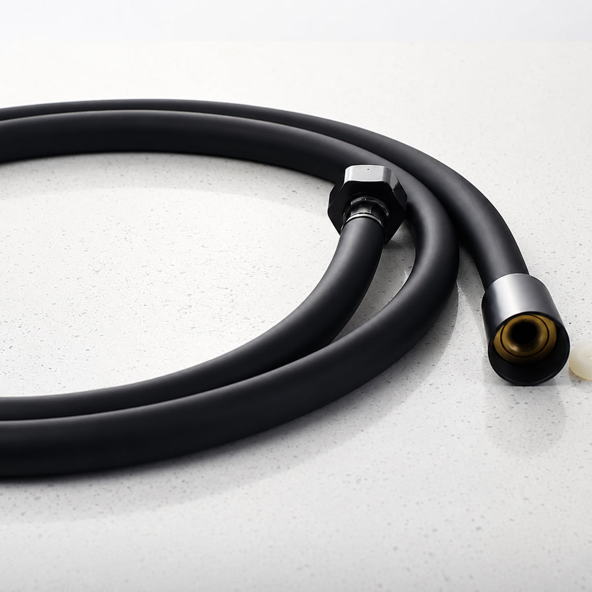 Flexo de ducha negro 1.5m StoneStream