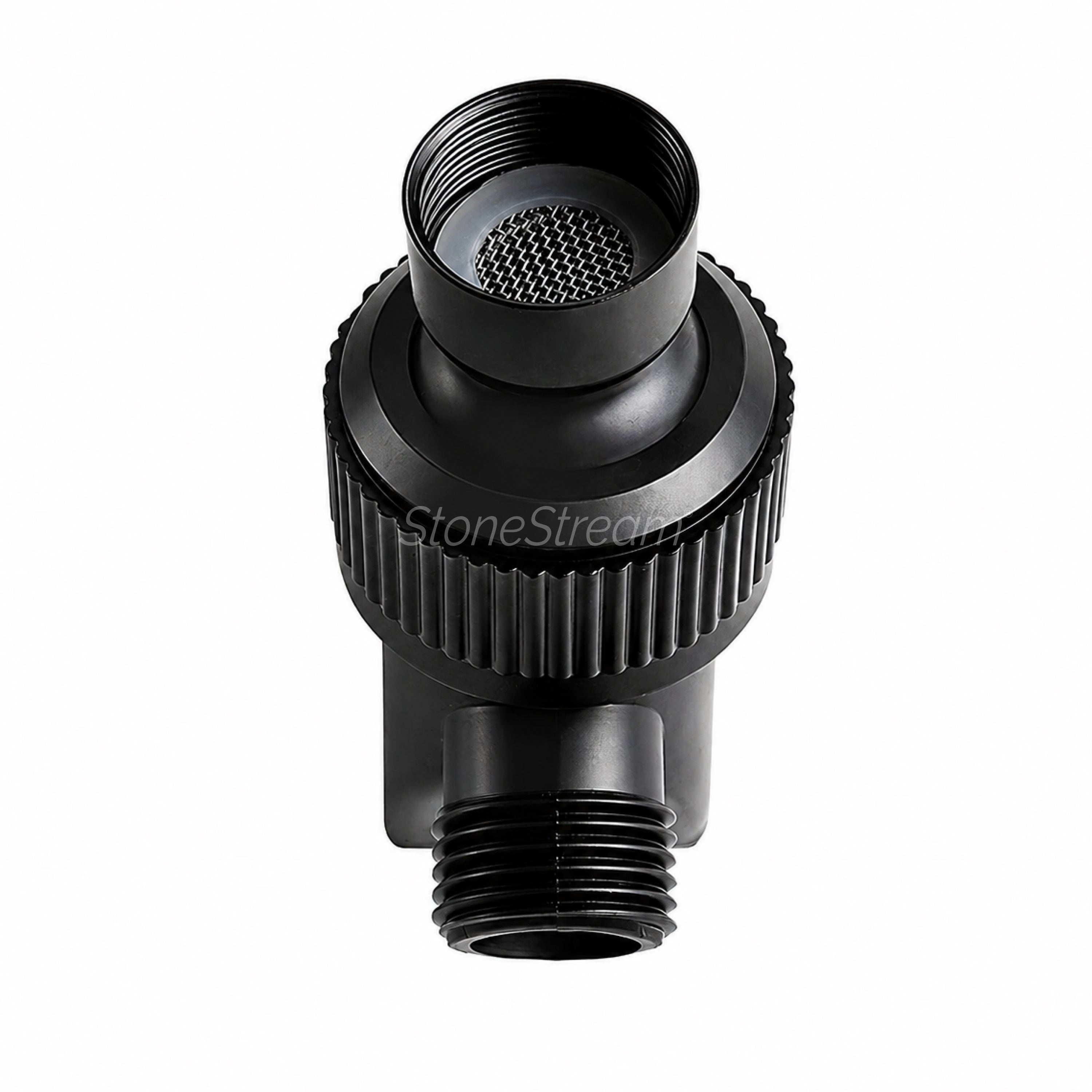 Support pommeau de douche 3 voies - Noir